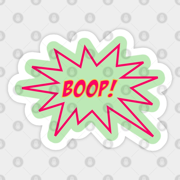 Boop in Comic Text Bubble Sticker by ACircusofLight